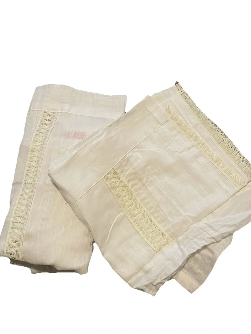 Opalhouse Cream Decorative curtains Panel Set